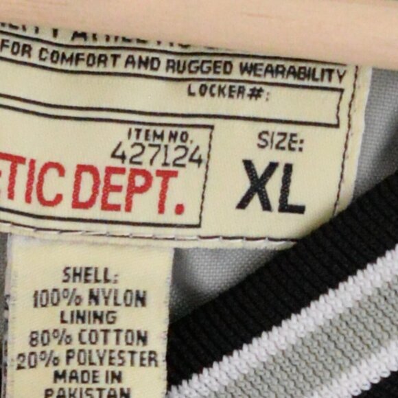 VTG '90S Steve & Berry's New York Yankees Black Gray Nylon Lined Pullover Jacket - Picture 10 of 11